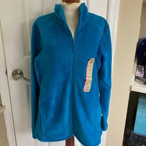 Magellan Outdoors zip-up fleece jacket Sz L